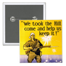 We Took The Hill Pins