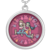 We Truck In Peace Custom Necklace