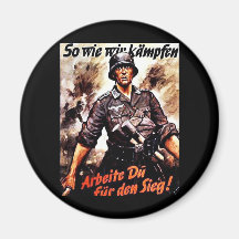 We Wie Wir Kampfen Refrigerator Magnets