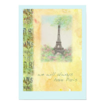 WE WILL ALWAYS HAVE PARIS POSTER posters