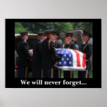 We will never forget... posters