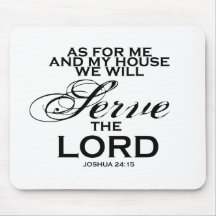 We Will Serve The Lord Mousepads