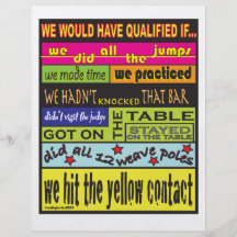 We Would Have Qualified.... Flyer Design
