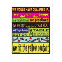 We Would Have Qualified.... Post Card