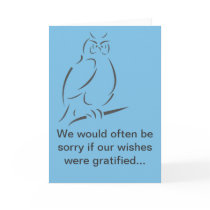 We would often be sorry
