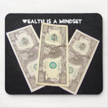 Wealth is a mindset Mouse pad