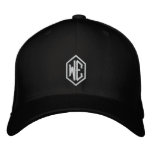 Weapon Eleven Entertainment Logo Black Cap embroidered hats