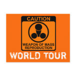 WEAPON OF MASS REPRODUCTION postcards
