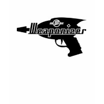 Weaponizer Large Raygun Blaster t-shirts