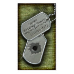 Weapons Instructor business cards