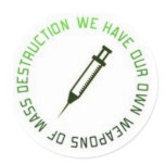 Weapons of mass destruction, Autism Support Round Stickers
