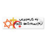 Weapons of Mass Destruction Bumper Sticker