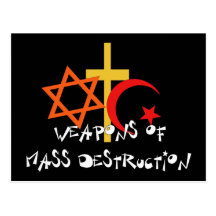 Weapons Of Mass Destruction Postcard