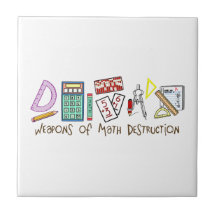 Weapons Of Math Destruction Ceramic Tile
