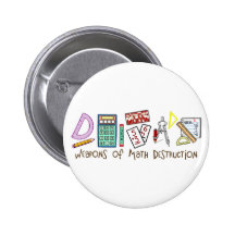 Weapons Of Math Destruction Pinback Buttons