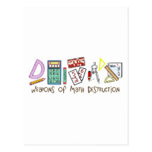 Weapons Of Math Destruction Postcard