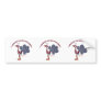 Wear My Colors with Pride Bumper Sticker