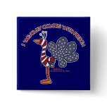 Wear My Colors with Pride Pinback Button