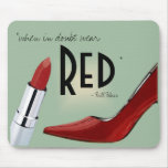 "Wear RED" mousepad