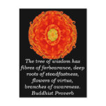 Wearable Buddhist Wisdom - The tree of wisdom Postcards