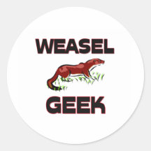 Weasel Geek Sticker