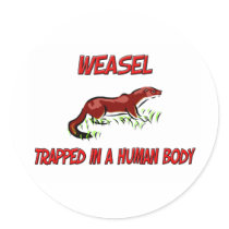 Weasel trapped in a human body