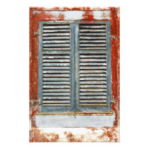 Weather-beaten window