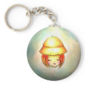 Weather girl keychains