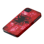 Weathered Albania Flag iPhone 4 Case-Mate Cases