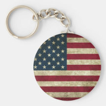 Weathered American Flag.png Key Chains