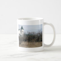 Weathered home prarie landscape coffee mugs