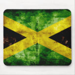 Weathered Jamaica Flag Mouse Pads