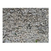 Weathered Old Stone Wall Post Card