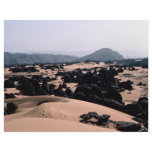 Weathered sandstone rock and sand, Algeria Desert flyers