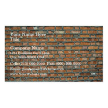 Weathered Stain Old Brick Wall Background Business Card Templates