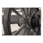 Weathered Wagon Wheel Cards