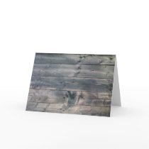 Weathered Wood Blank Note Card 2