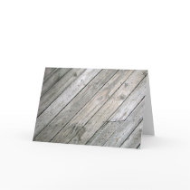 Weathered Wood Blank Note Card 5