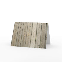 Weathered Wood Blank Note Card 8