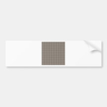 Weave - Almond Bumper Stickers