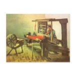 Weaver Facing Left Spinning Wheel Vincent van Gogh postcards