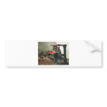 Weaver Facing Left - Vincent Van Gogh Bumper Stickers