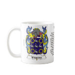 Weaver Family Coat of Arms Stein mugs