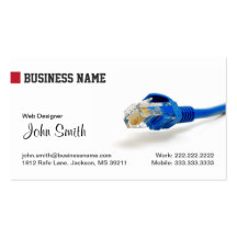 Web Internet Marketing Business Card