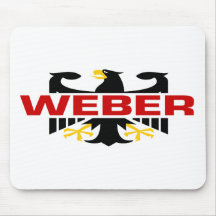 Weber Surname Mouse Pad