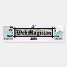 Webmagician Logo Bumper Sticker