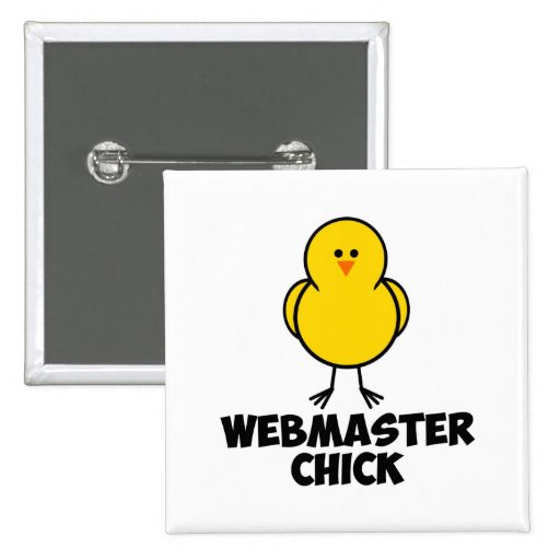 Webmaster Chick Button