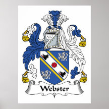 Webster Family Crest Print
