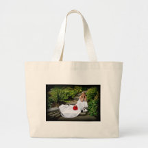 WedBouquetR091810SitStairs Canvas Bags