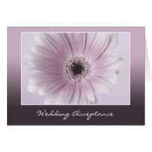 Wedding Acceptance Card